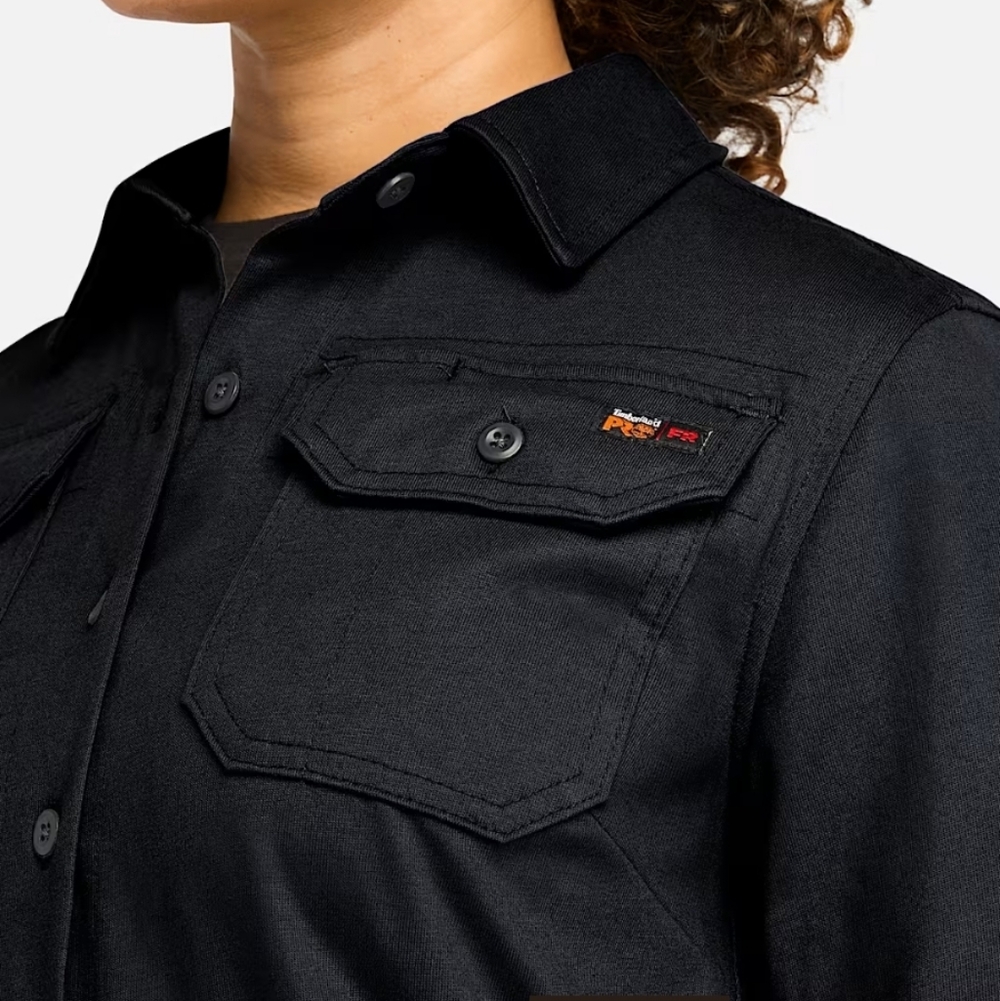 Timberland PRO Black Long-Sleeve Utility Shirt